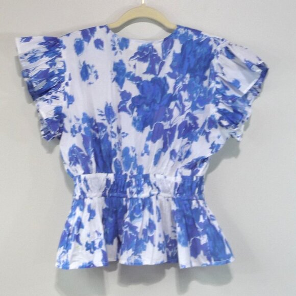 BINDU WHITE MONET WILLOW TOP SMALL - Picture 8 of 10